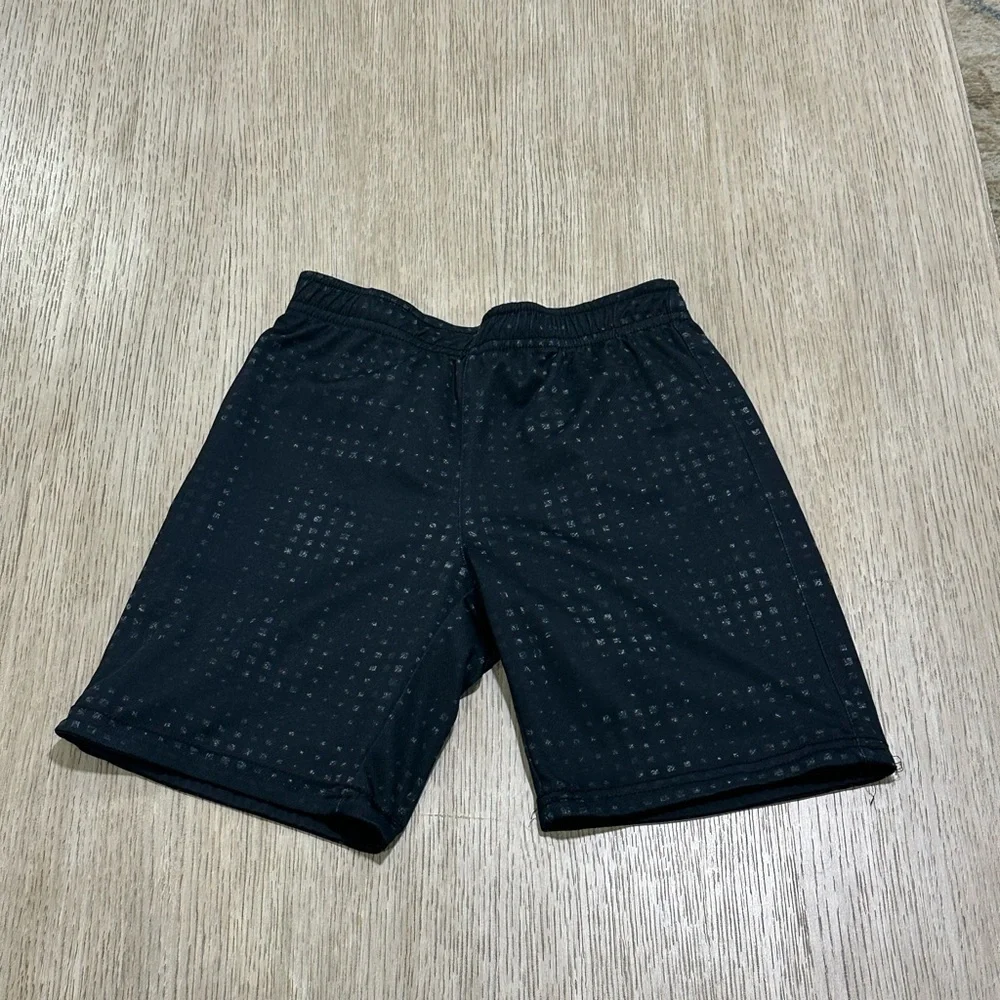 Runway. Boys Reversible Black Active Shorts with Elastic Waist